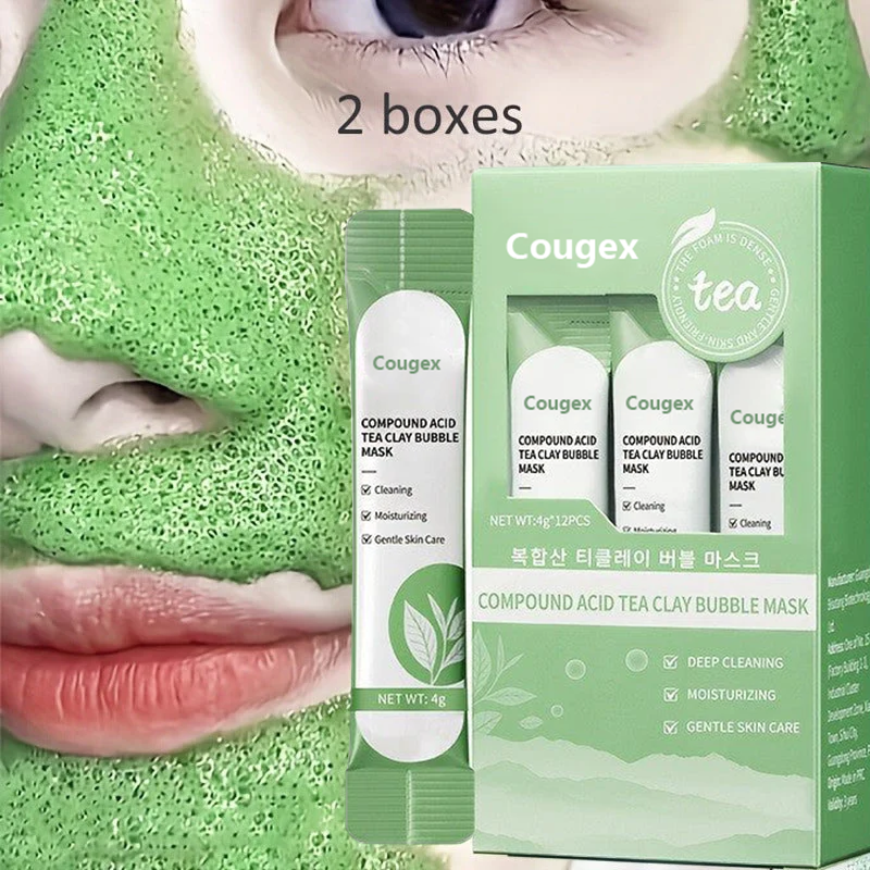 Cougex™ Green Tea InstaFoam Detox Mask 🍃 | Say Bye to Blackheads in 10 Seconds! 🧖♀️✨