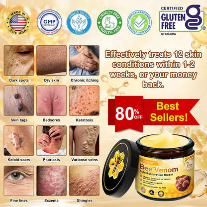 Made and Shipped from USA ✨Cougex® Bee Venom Skin Restoration Cream ⏰ LAST DAY 80% OFF