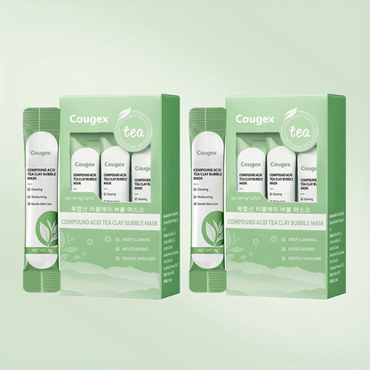 Cougex™ Green Tea InstaFoam Detox Mask 🍃 | Say Bye to Blackheads in 10 Seconds! 🧖‍♀️✨